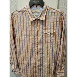 Tommy Bahama Long Sleeve Shirt‎  Mens XL Button pocket A165